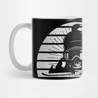 Skull Ski Skiing Mug